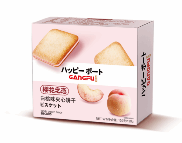 Cherry Blossom Love Sandwich Biscuits, 120g - Image 4