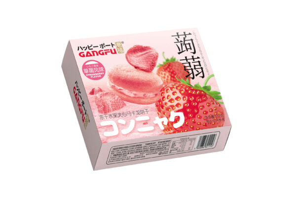 Konjac Freeze-Dried Fruit Filled Macaron Biscuits, 132g - Image 3