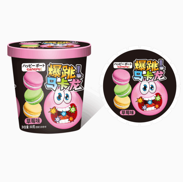 Popping Macaron Biscuits, 80g - Image 3